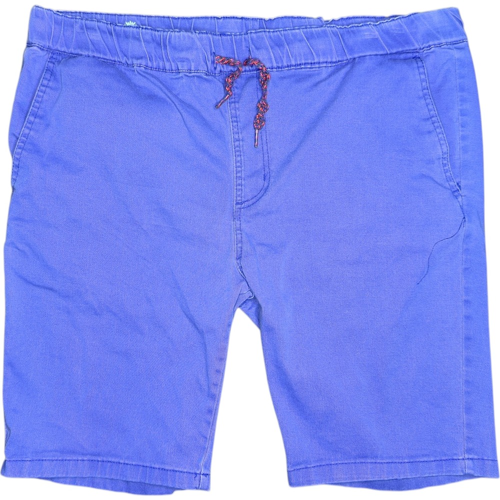 Vintage One Tough Brand OTB Chino Shorts Mens XL‎ Drawstring Blue Skater 90s Y2K